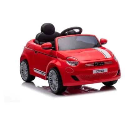 detski avtomobil na akumulator Fiat vo crvena boja
