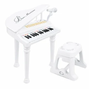detsko pijano so mikrofon Love&Mini so 31 klavisha LED svetla i stolche